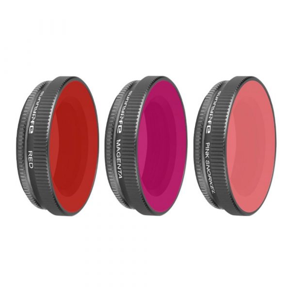 Phụ kiện DJI Action - Bộ 3 filter lặn cho osmo action (Đỏ, tím, hồng)