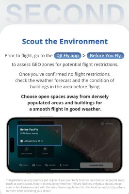 Tips bay flycam DJI an toàn